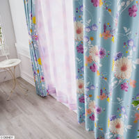 スミノエ DISNEY セミオーダー カーテン プリンセス タングルド 1000×2100mm ブルーグリーン １セット(2枚入)（直送品）