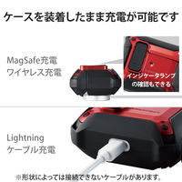 AirPods 第3世代 (2021年) 用 ケース カバー レッド AVA-AP3ZEROLRD エレコム 1個（直送品）