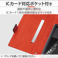 スマホケース 汎用 マルチケース Sサイズ レザー 手帳型 スライド式 ブラック P-04PLFUSBK エレコム 1個（直送品）