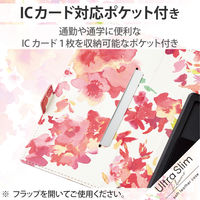 スマホケース 汎用 マルチケース Lサイズ レザー 手帳型 ディープピンク P-05PLFUSJPND エレコム 1個（直送品）