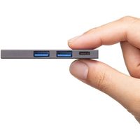 サンワサプライ USB Type-C 3ポートスリムハブ USB-3TCH22SN 1個