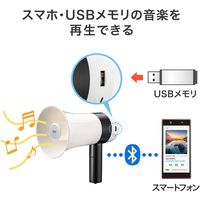 拡声器　メガホン　スピーカーマイク　ハンドマイク型　MM-SPAMP13　サンワサプライ　1個（直送品）