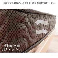 三栄コーポレーション 圧縮梱包ポケットコイルマットレス厚さ20CMダブル A1-EX2PDM_AS 1個（直送品）