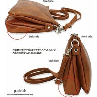 ランブリング 本体が3層に分かれてしっかり仕分けられるダブルポシェット!!　グレーベージュ 21-2001GBE 1個（直送品）