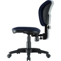 サンワサプライ オフィスチェア(ブルー)SNC-T162BL 1脚 背もたれロッキング・スイング機能 ウレタン布張り事務椅子 ナイロンキャスター（直送品）