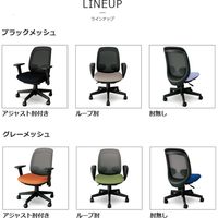 【軒先渡し】プラスファニチャーカンパニー コプレ 事務イス 固定肘 ブラック×オリーブ KB-CK60ML OL         1脚（直送品）