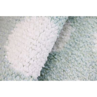 オカトー バスマット sofmore 45×60cm ブルー 373241 1個（直送品）