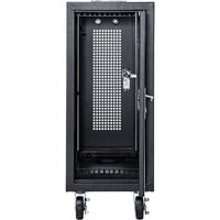 サンワサプライ キャスター付きハブボックス(2U・ブラック) CP-THBOX2UBK 1台（直送品）