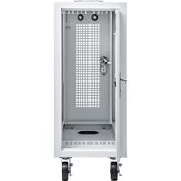 サンワサプライ キャスター付きハブボックス(2U・ホワイト) CP-THBOX2UW 1台（直送品）