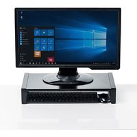 サンワサプライ スチール製机上ラック(W500) MR-LC207BKN 1台（直送品）