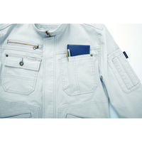 中国産業 8057DOGMAN SELECTEDドビースリムストレッチ・長袖ジャケットアッシュ・グレーLL 8057-818-LL 1枚（直送品）