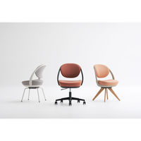 オカムラ パラベル スタンダードタイプ 木４本脚ナチュラル ライトグレージュボディ ダークブルー（ツイル） 8CBAYL FKY4 1脚（直送品）