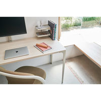 オカムラ パラベル デスク メラミン天板 幅1200×奥行600×高さ720mm ライト×ホワイト 8TPD2B MHQ3 1台（直送品）