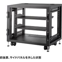 サンワサプライ 小型19インチマウントボックス(9U D450) CP-SVCBOX3BK 1台（直送品）