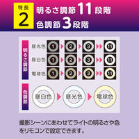 多摩電子工業 スマホ用LEDリングライトスタンド TSK107K 1個