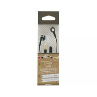 ステレオイヤホン 有線 1.2m ハンズフリー対応 マイク・リモコン付 インナーイヤー ブラック オウルテック