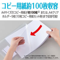 セキセイ クリアホルダー ワイドハーフ シールック カラーアソート 10枚入 CLK-2404-5 1パック(10枚入)