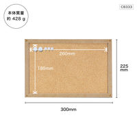 アスカ マグピンコルクボード S CB333 1枚