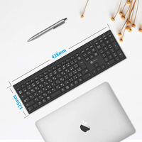 キーボード ワイヤレス Bluetooth テンキー付/JIS配列/パンタグラフ/超薄型 IC-BK23-BK iClever