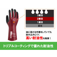 【ニトリル手袋】 ウィード DEXCUT（デックスカット） 耐切創 ニトリルフルコート手袋 耐油 DC-728L 1双