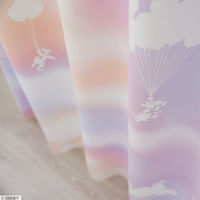 スミノエ DISNEY セミオーダー カーテン ミッキー メロウ 1000×2000mm ピンク １セット(2枚入)（直送品）