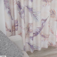 スミノエ DISNEY セミオーダー カーテン ミッキー フラン 1300×2000mm ピンク １セット(2枚入)（直送品）