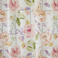 スミノエ DISNEY セミオーダー カーテン ミッキー ローズグリッド 1800×1750mm アイボリー １セット(2枚入)（直送品）