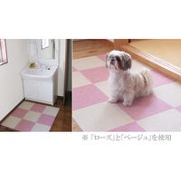 ワタナベ工業 吸着ぴたマット9P 30×30cm ベージュ KP-3006 1セット(1袋(9枚)×10)