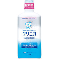 クリニカアドバンテージ デンタルリンス 低刺激タイプ ノンアルコール 450mL 殺菌 虫歯予防 マウスウォッシュ 1セット（2本）ライオン