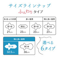 エリス 素肌のきもち 羽つき 特に多い夜用 32.5cm 1セット（10枚×5個）新うるさらシート 大王製紙 エリエール 生理用品