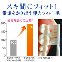 クリニカ PRO プロ　ハブラシ  4列 超コンパクト やわらかめ 1セット（6本） ライオン 歯ブラシ