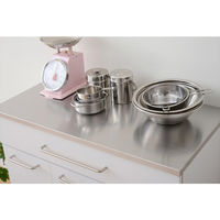 YAMAZEN　ステンレスダストボックス　3分別　14L　幅705×奥行357×高さ734mm　ホワイト　（直送品）