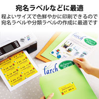 エレコム ラベルクッキリインクジェット専用紙12面付 EDT-TI12 1セット(3個)