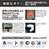 【アウトレット】【傷補修あり】ディプロマット【設置込】NEXTプレミアム耐火金庫 (1時間耐火) 76L DPS7500 1台　（直送品）