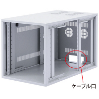 サンワサプライ　小型19インチサーバーラック（12U）　奥行900mm　（直送品）