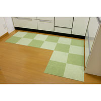 サンコー 撥水おくだけタイルマット20枚入り グリーン KH-93 1セット