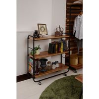 B.Bファニシング MUSH 3段ラック 幅850×奥行300×高さ940mm（直送品）