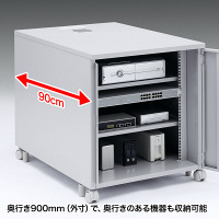 サンワサプライ 19インチマウントボックス（H700・13U） W600×D900×H700mm CP-202 1台（直送品）