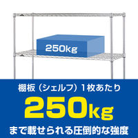 ルミナス ポール径25mm セット品 レギュラータイプ 4段 幅460×奥行460×高さ1260mm NLH4612-4 1台（取寄品）