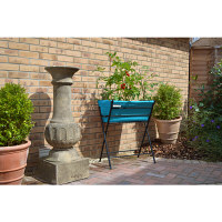 タカショー　ベジトラグ　ポピー　プランター　幅650mm　ペールブルー　（直送品）