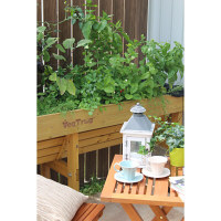 タカショー　ベジトラグ　ウォールハガー　プランター　Lサイズ　幅1800mm　ブラウン　（直送品）