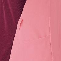 フォーク プルオーバージャケット Cピンク×バーガンディLL 7037SC-13-LL 1枚　スクラブ（直送品）