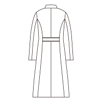 住商モンブラン レディスドクターコート ホワイト S LW102-13 1枚　白衣　ドクターコート（直送品）