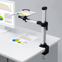 サンワサプライ　7～11インチiPad・タブレットステージクランプ　CR-LATAB19　（直送品）