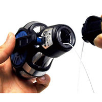 シンワ測定 ハンディチョークライン 5倍速手巻 粉付3倍太糸 ブルー 77560 1セット(3個)