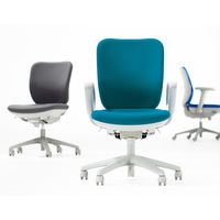 ライオン事務器 セレーナチェア ハイバック レザー張 ブラック No.2920S 1脚　（直送品）