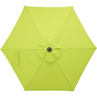 タカショー プッシュアップパラソル250 GSTY-P09G グリーン 1本　（直送品）