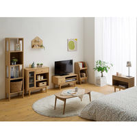 白井産業 ほこほこ ほっこりくつろげるナチュラル色のコンパクトラック 1台（直送品）