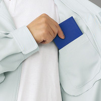 自重堂　制服百科　エコ製品制電ブルゾン　ブルー　４Ｌ　81100（直送品）