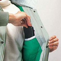 自重堂　制服百科　防寒ブルゾン（フード付）　ネービー　ＬＬ　7900（直送品）